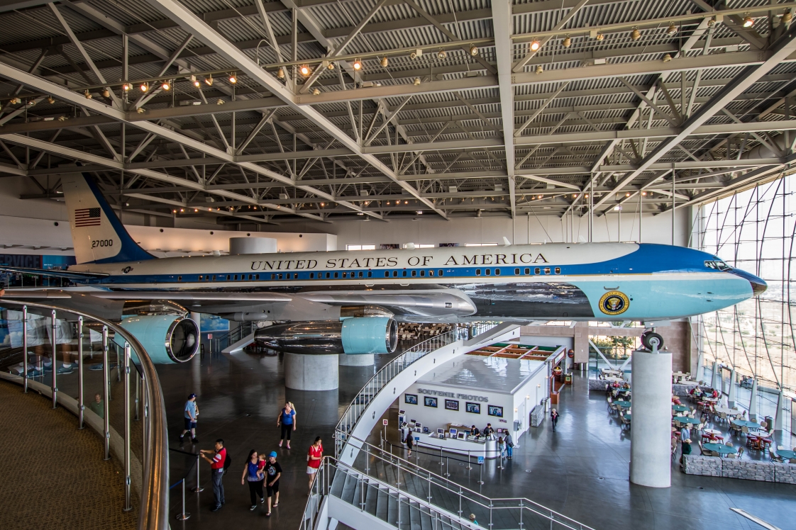 Air Force One in der Ronald Reagan Presidential Library in Simi Valley