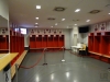 Kabine des FC Bayern München in der Allianz-Arena