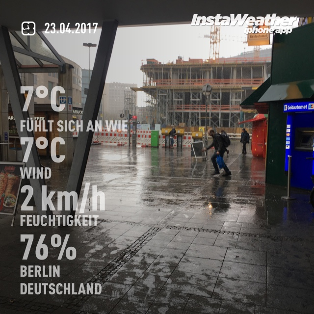 Wetter in Berlin am 23.04.2017