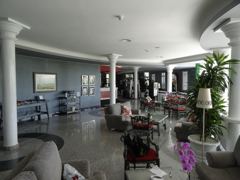 Lobby unseres Hotels