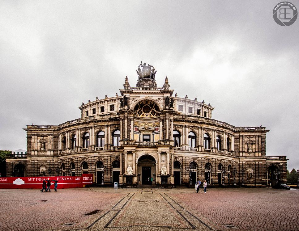 Semperoper in Dresden am 10.07.2018