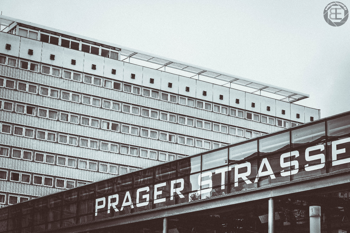 Prager Straße in Dresden am 10.07.2018