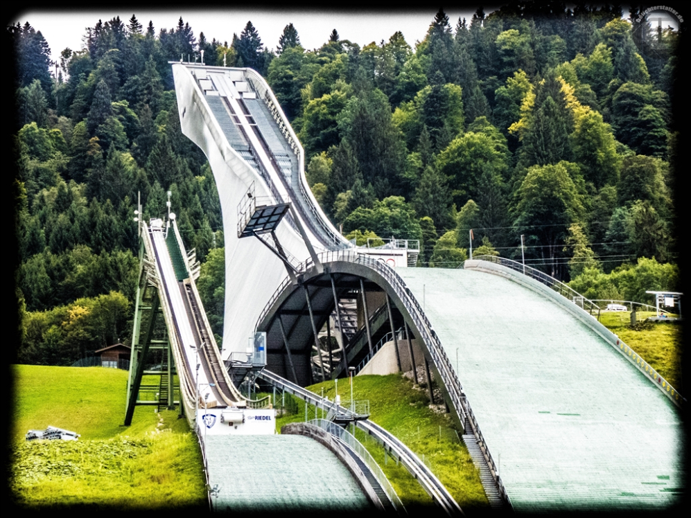 Große Olympiaschanze in Garmisch-Partenkirchen (September 2017)