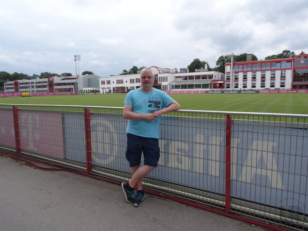 im Juli 2015 auf dem Trainingsgelände des FC Bayern München