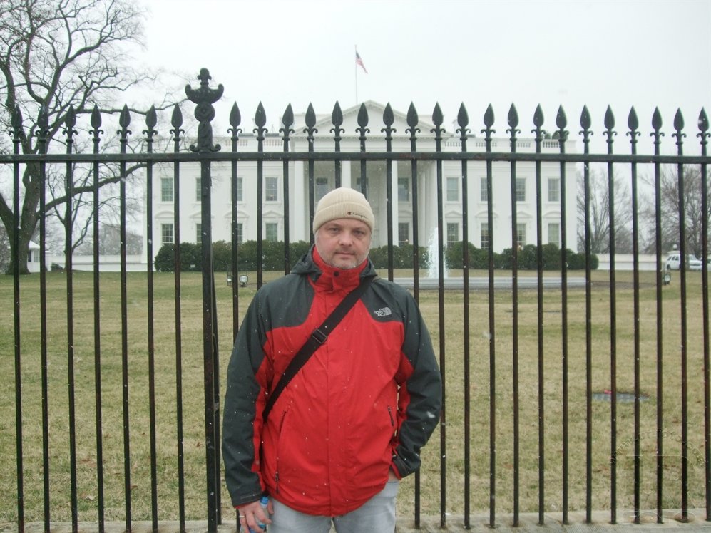 2014 im Januar vor dem Weißen Haus