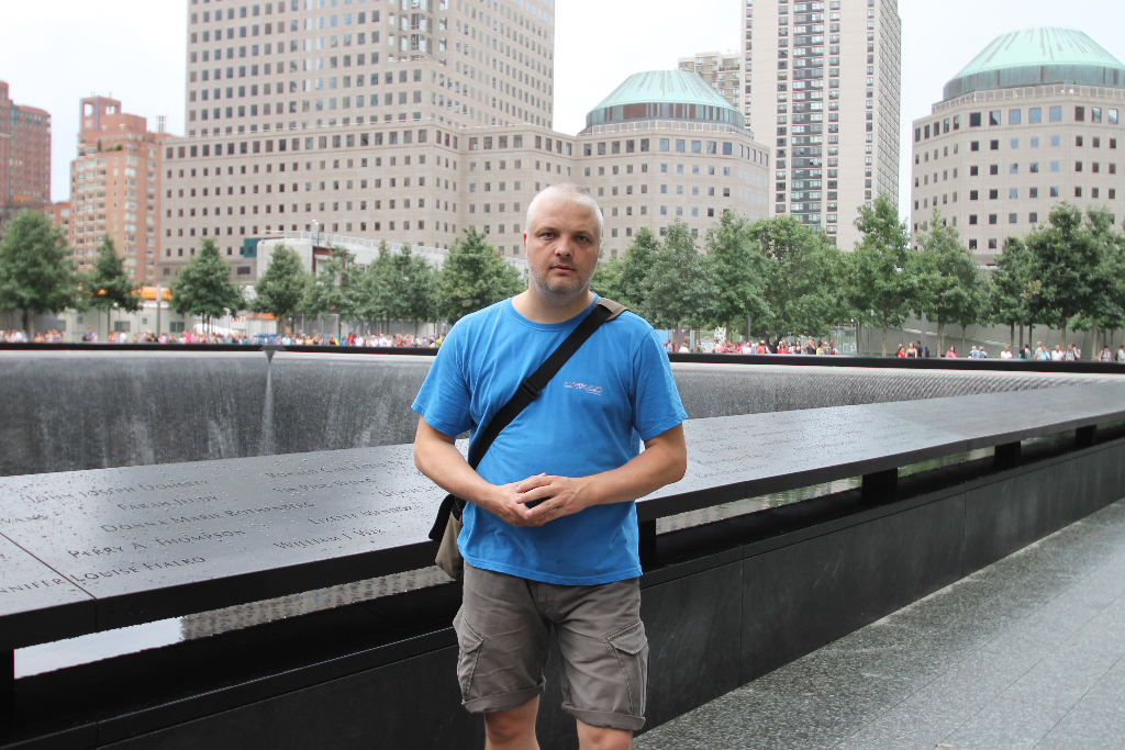 im September 2012 am WTC Memorial