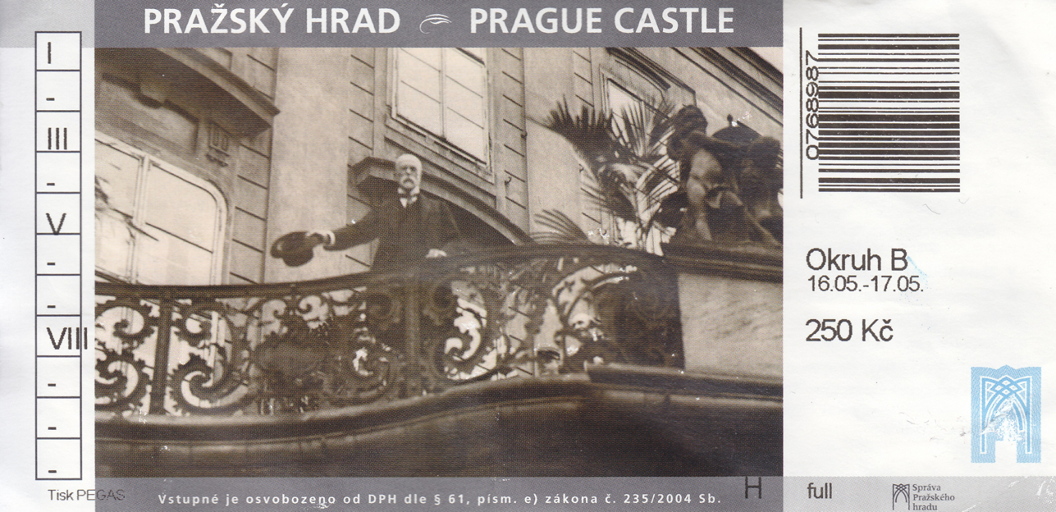 Eintrittskarte Prager Burg