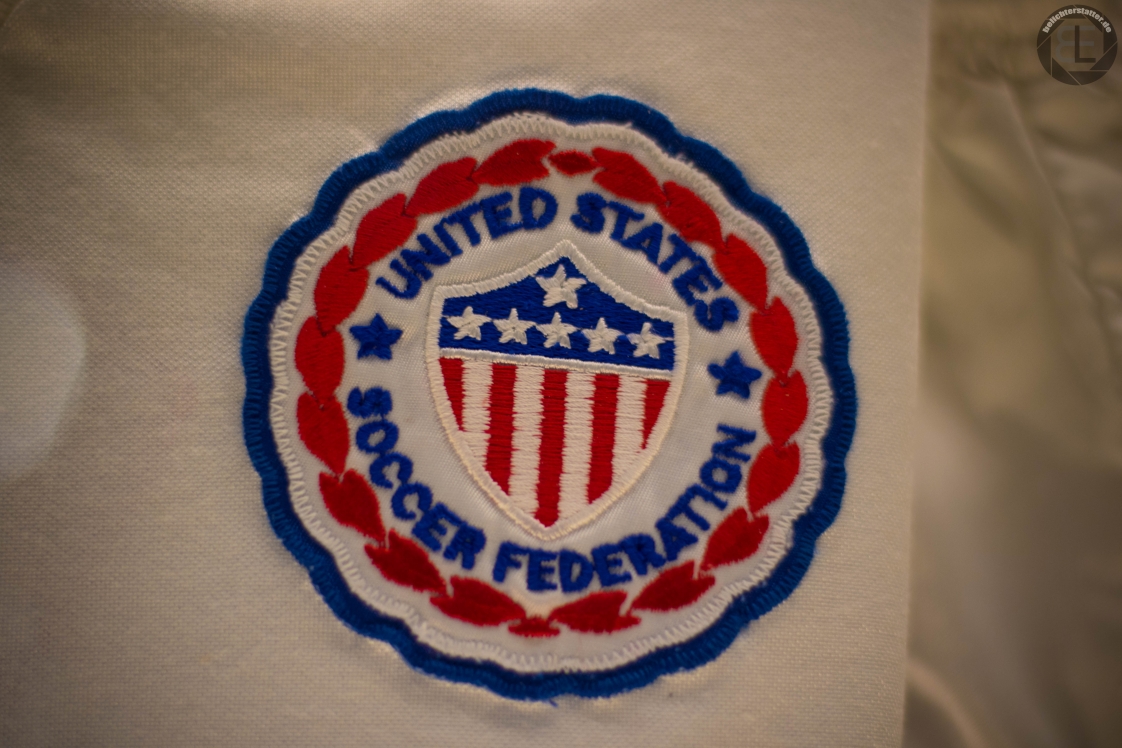 Trikot der amerikanischen Frauen-Nationalmannschaft im FIFA World Football Museum in Zürich